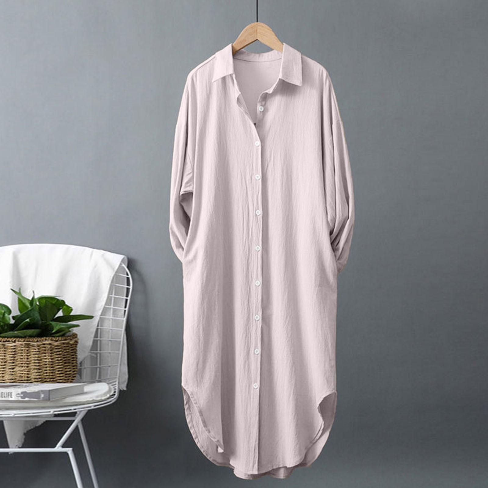 

Women s Fashion Color Loose Casual Cardigan Thin Outer Blouse Top XL