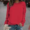 Damen Fleecpullover Langarm Sweatshirt Lässiges Fitness Top