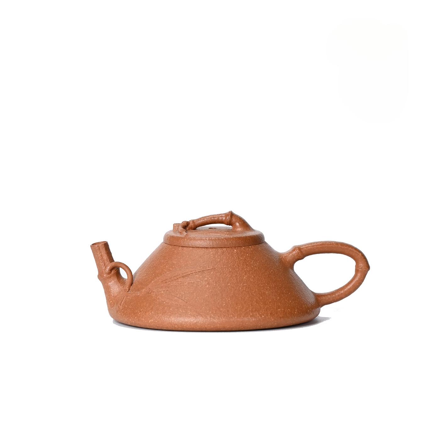 

130ml Classic Yixing Purple Clay Teapots Handmade Bamboo Leaf Gourd Pot Raw Ore Downhill Mud Kettle Zisha Tea Set Gifts Craft