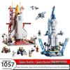 Aerospace Model Building Set: Space Station & Rocket Assembly for Kids