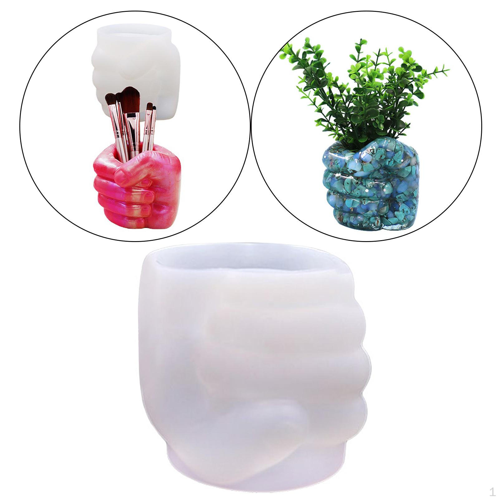 Flexible Pen Organizer: Stylish and Functional Desk Accessory Right Hand Fist