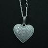 Hip Hop New Product T-Square Love Pendant European and American Street Trend Zircon Pendant Accessories Necklace
