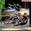 Blechschild Retro Motorrad Biker Wanddeko Vintage Druck Kein Klassischer Chopper Motorrad Metallschild für Garage Man Cave Ba