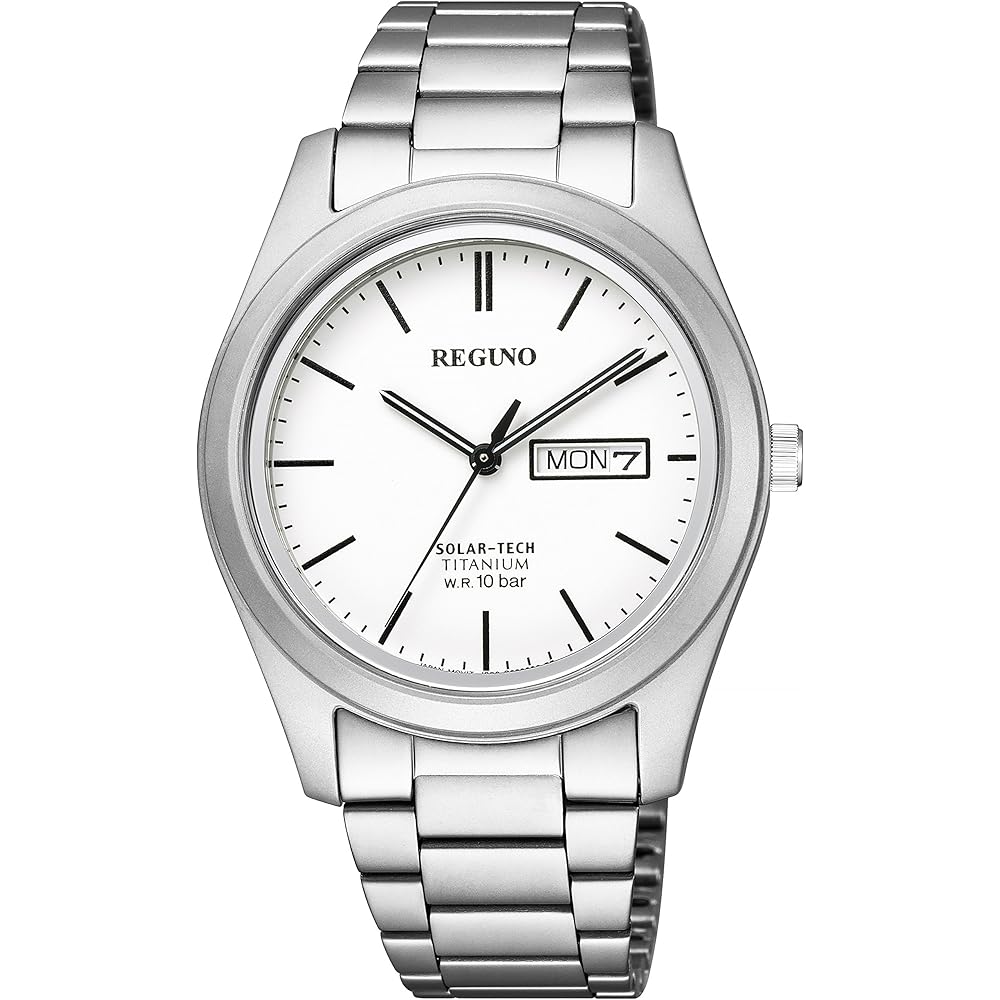 Мужские часы Citizen Reguno Solar Tech Standard Титановая модель KM1-415-11