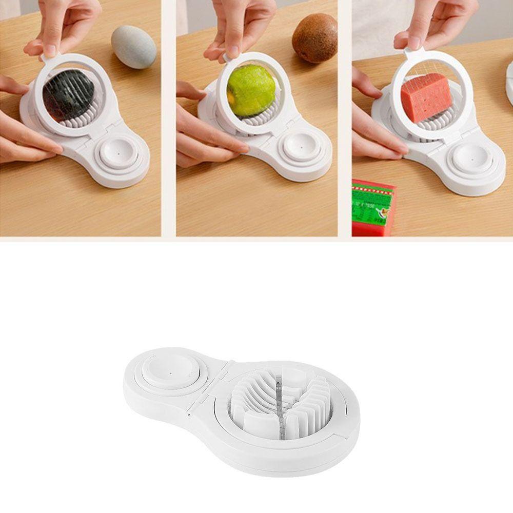 3-in-1 Fancy  Egg Splitter Manual Century Egg Divider Multifunctional Egg Slicer  Egg Slicing Tool