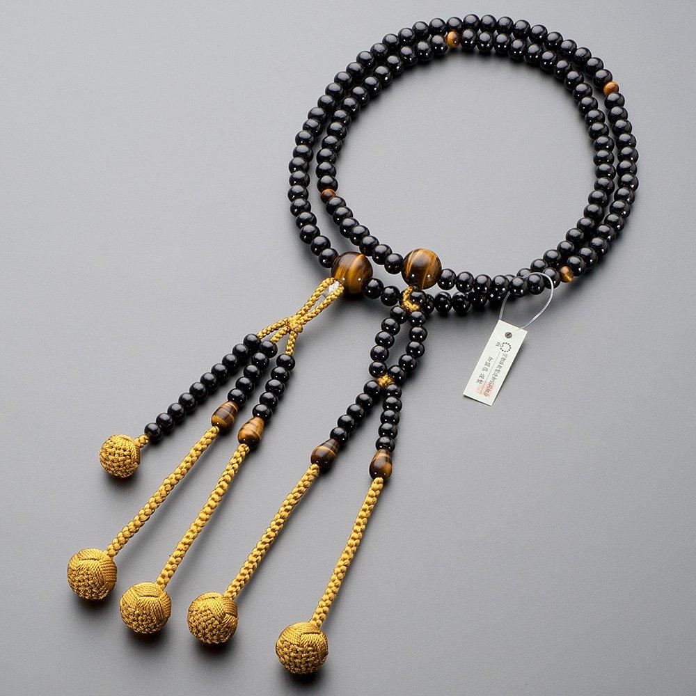 Buddhist Altar Store Takita Shoten Mala Beads Nichiren Sect Authentic Rosary Glossy Stone 2 Pure Silk Hanabon Tenbo Kyoto Main Lotus Official Rosary