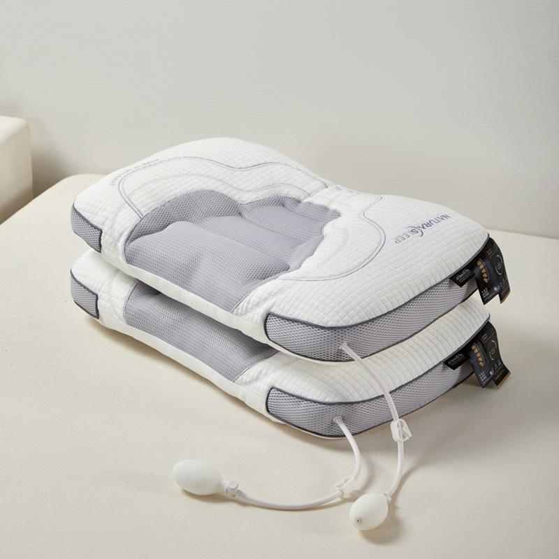 Adjustable Airbag Neck Pillow Inflatable Cervical Support Pillow for Sleeping Massage Breathable Pillow Core