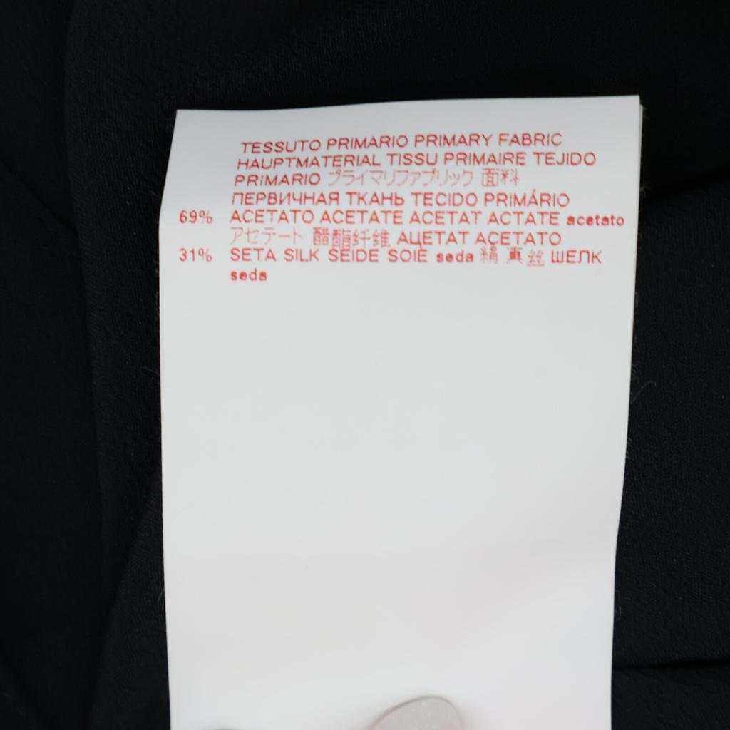 MARNI 21Stainless Steel TTMA0123O0TA089 Black Silk Sleeveless Blouse tops 38 blackUsed