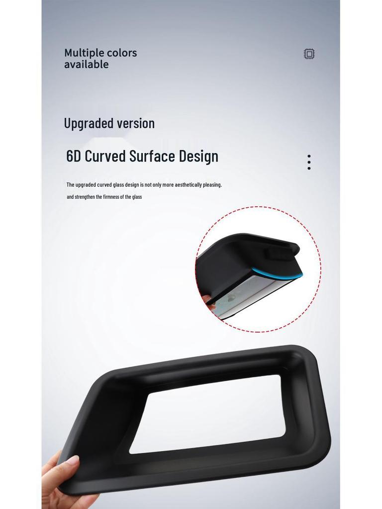 25-inch i8/i6 Curved 6D HUD Protective Cover for Car Interior Accessories Modification
