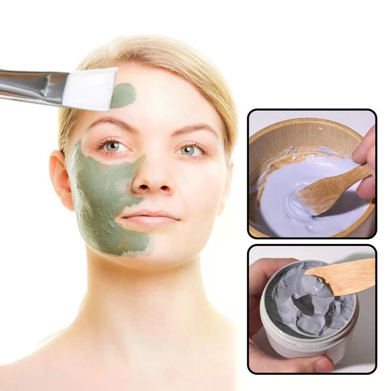 1Set Kit Women Lady Diy Facial Mask Face Bamboo Bowl Mixing Stick Spoon Spatula Cosmetic Beauty Tool Skin Care