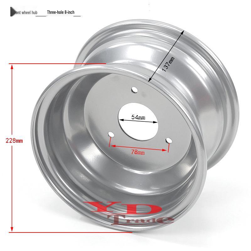 ATV Beach Car Accessories: 19x7.00-8 Tire, 18x9.5-8 Rim, Steel Wheel, Three-Hole Hub for Four-Wheeled Vehicle