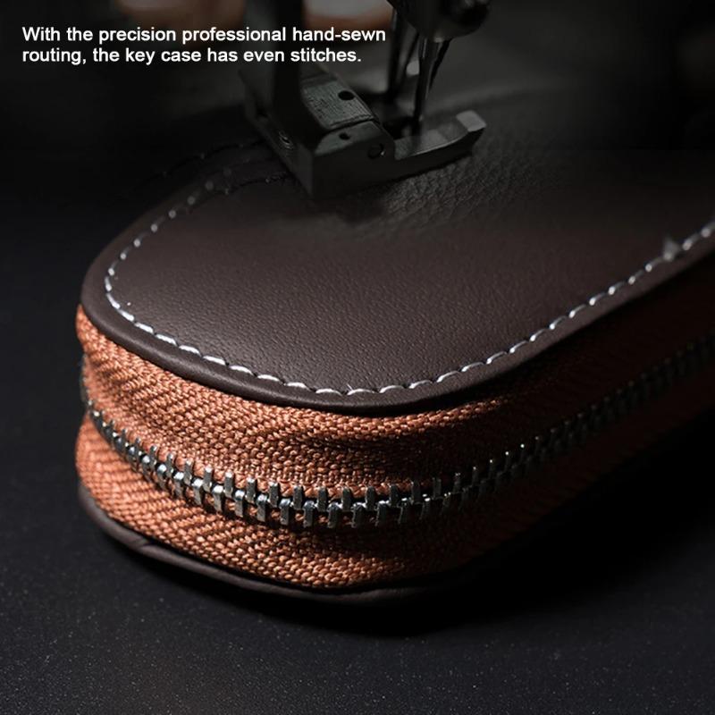 Moda Universale Pelle Smart Flip Telecomando Chiave Auto Fob Guscio Custodia Copertura Portaoggetti Borsa Pochette Portafoglio Protettore Portachiavi Organizzatore