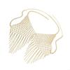 Fashion Tassel Bra Chain for Crop Top Luxury Mesh Body Chain Jewelry Crystal Lingerie  Women