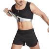 Men Silver Ion Sauna Body Shaper Vest Slimming Waist Trainer Corset Sweat Shaping