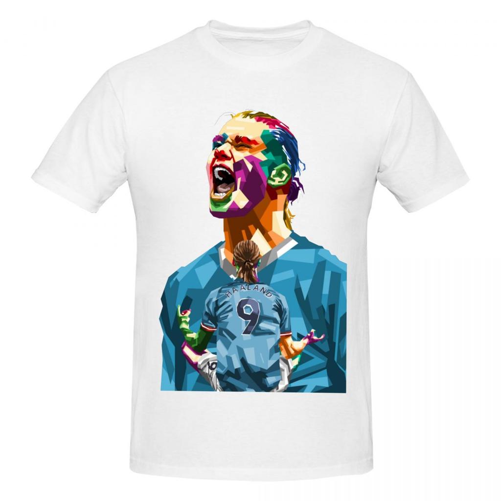 Erling Haaland Funny T Shirts Graphic Y2k Pops Cotton Tshirts For Unisex Wounisex Clothing