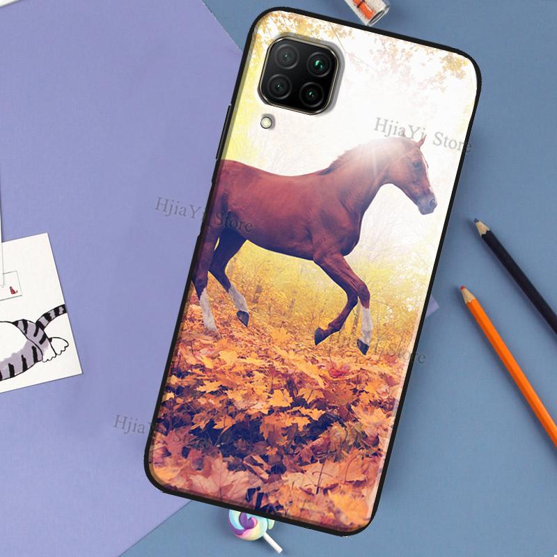 Horse Animal Case For Huawei P60 P40 P20 P30 Pro Nova 5T 9 P Smart Honor X8 X9a 50 70 Magic 5 Lite Cover