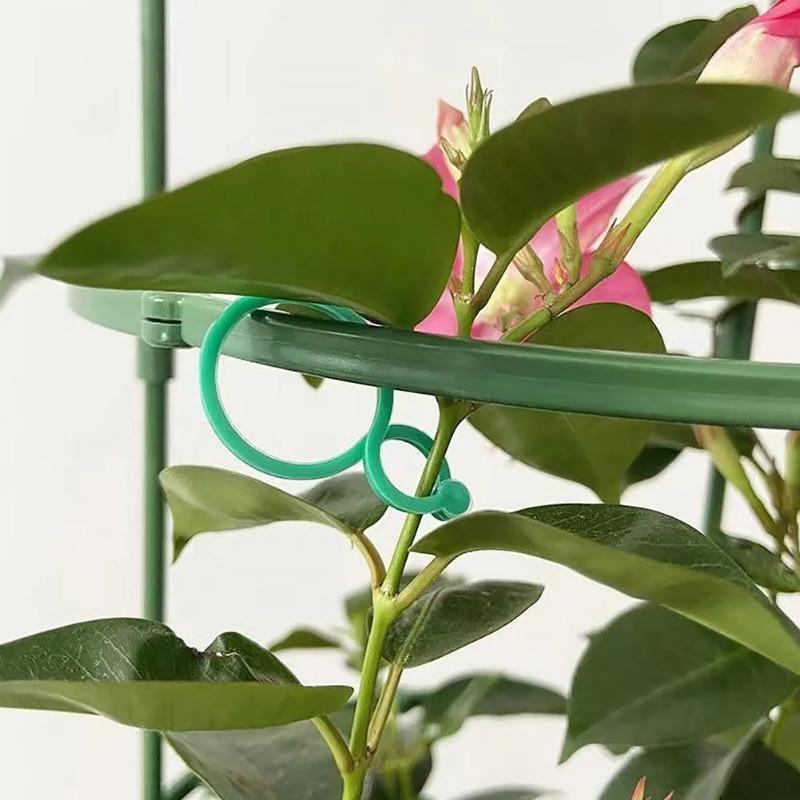 Garden Vine Strapping Clips Plant Bundled Buckle Ring Holder Tomato Garden Plant Stand Tool Gardening Supports Tools