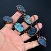 Labradorite Necklace Handmade Jewelry, Copper Electroformed  Necklace Designer Gemstone Jewelry Adjustable Chain Necklace