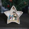 Christmas Scene Figurine Home Decor Gifts - Resin Craft Nativity Set for Cross-Border Parties - Practical Convenient Home Accent