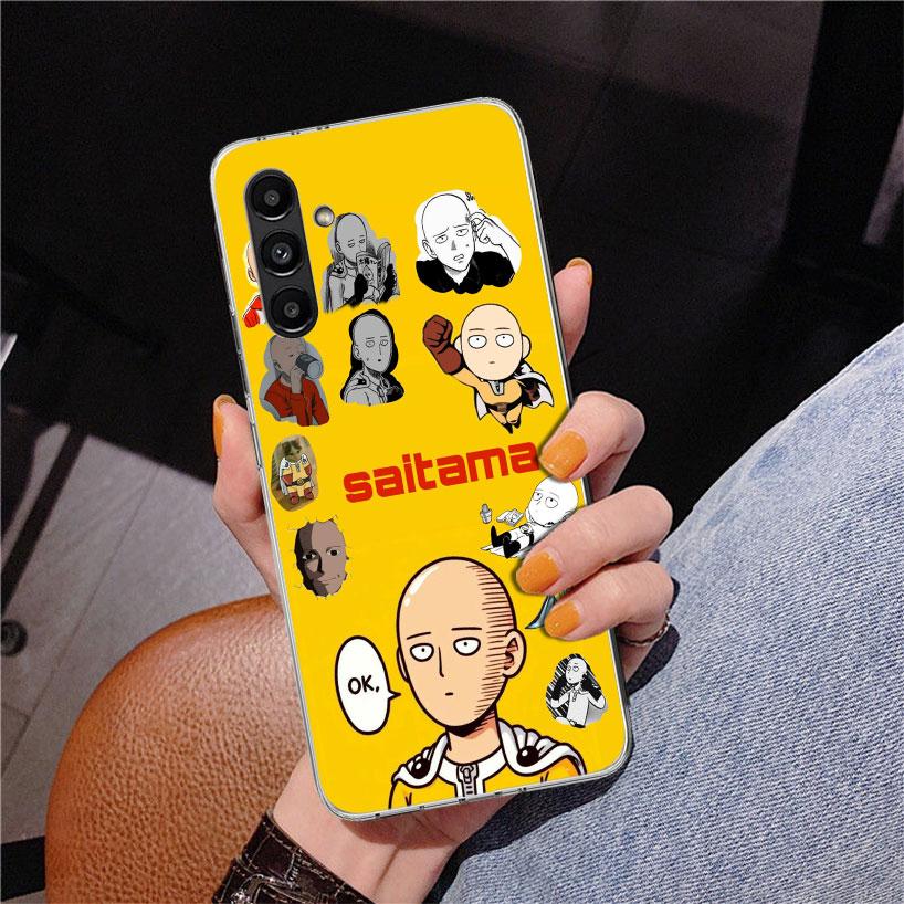 One P-Punch-Man Saitama King Phone Case For Samsung Galaxy A17 A16 A15 A14 A13 A57 A56 A55 A54 A53 A37 A36 A35 A34 A33 A26 A25 A