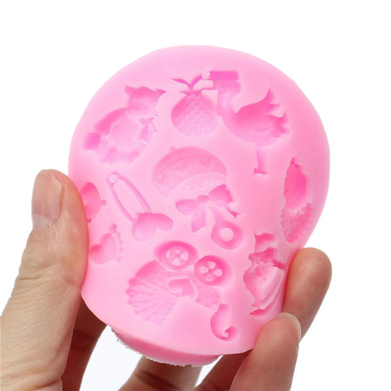Baby Shower Silicone Fondant Cake Mould Mold Chocolate Baking Sugarcraft Decor MEIfang