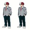 Ideales Geschenk My/boku No Hero Academia Shoto Todoroki u.a.. High School Version. Cosplay-Schuhe für Freunde und Familie