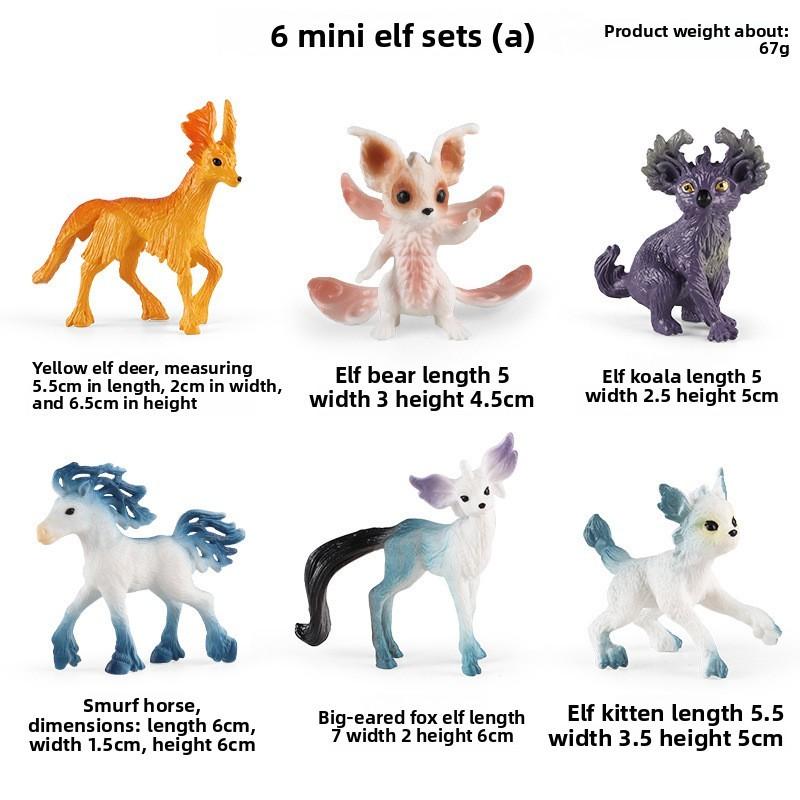 Plastic Monster Western Flying Dragon Children Animal Model Cake Topper For Kids Party Decor