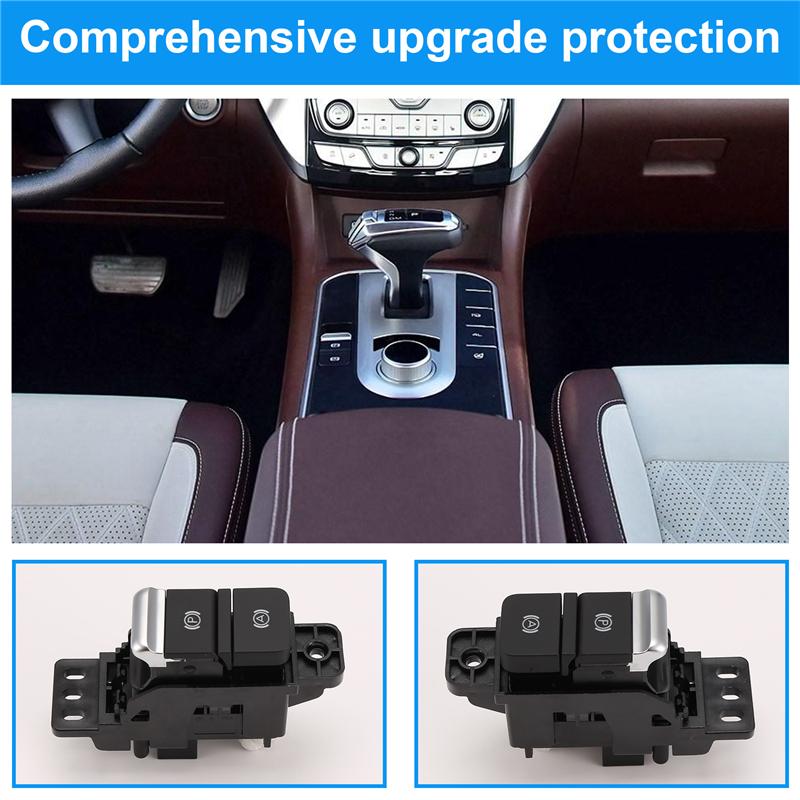 Premium Car Electrical Park Brake Parking EPB Button Handbrake Switch For Great Wall GWM Poer Cannon Pao 3508100XPW04A чёрный