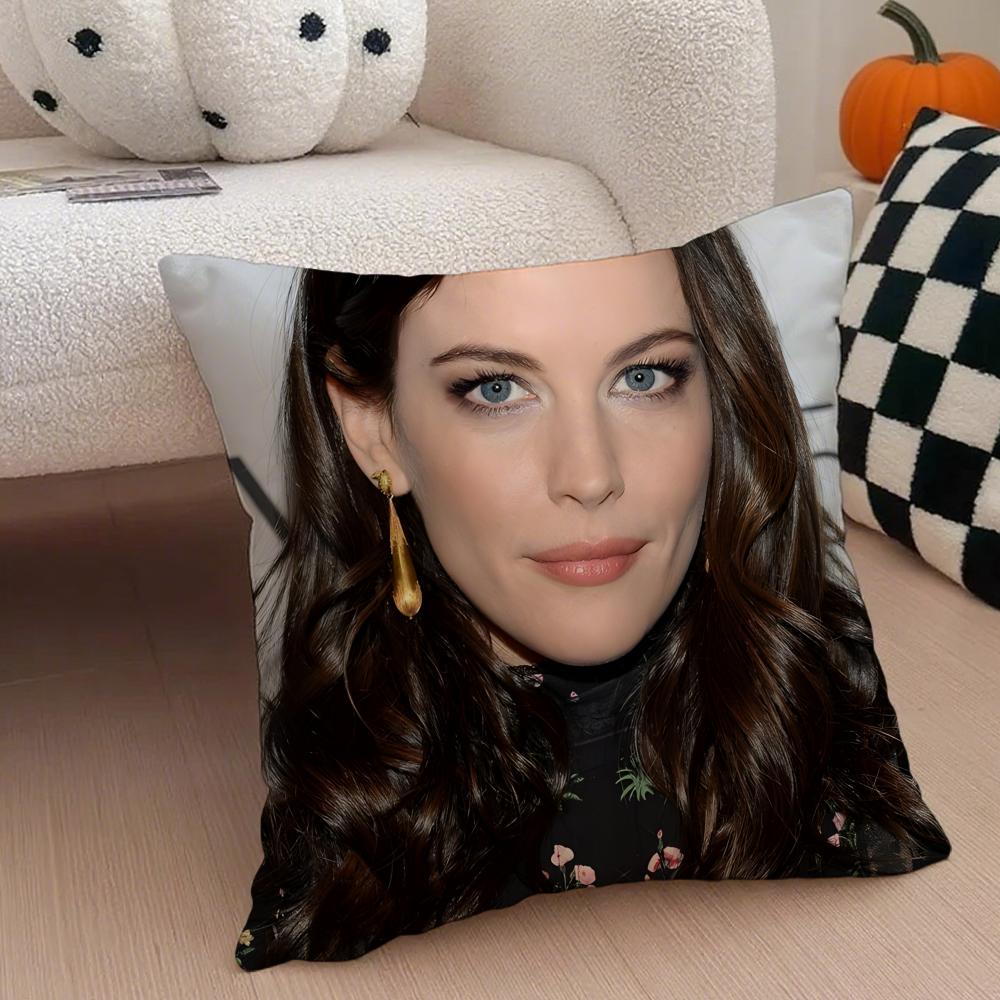 LLiv Tyler Cushion Cover Throw Pillow Cover Hidden Button Durable Polyester Chair Cushion