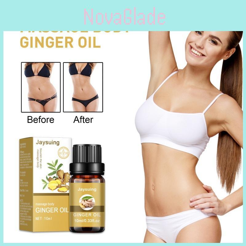 Nourishing Ginger Body Care Essential Oil For Soft Skin And Warmth Therapy 10ml