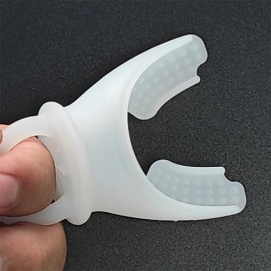 Portable Breathing Trainer with Finger Ring Adjustable Resistance Men Oral Muscles Exerciser Lung Capacity Abdominal Breathing Training Equipment