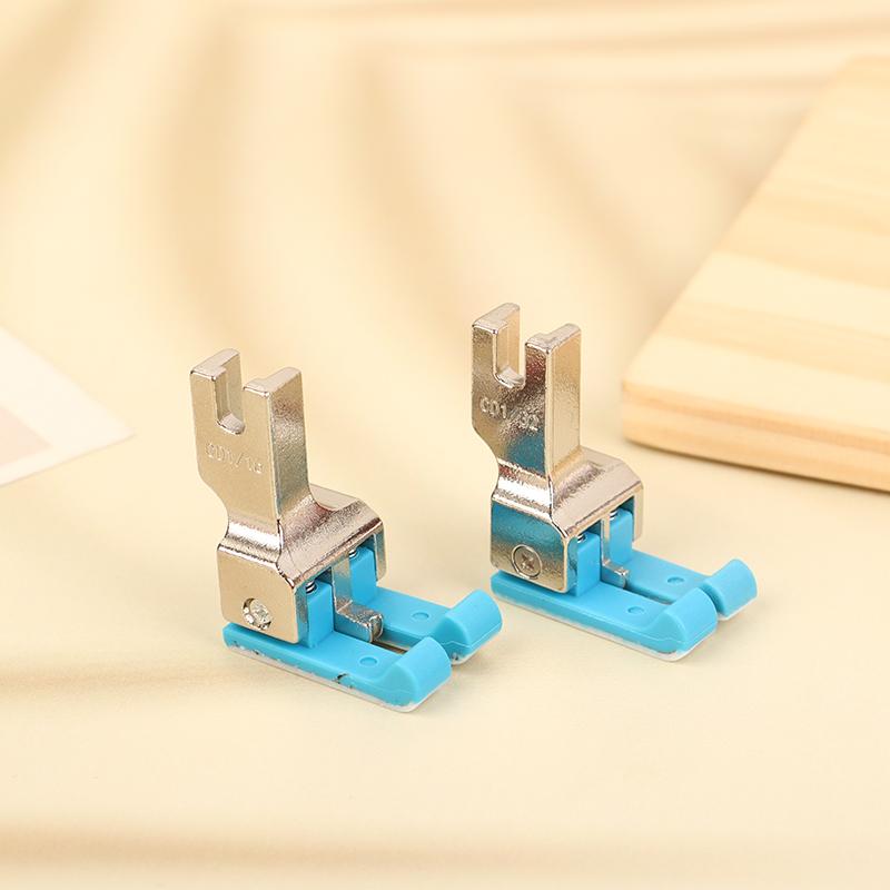 1ks Cd1/32'' 1/16'' Průmyslový šicí stroj Plastová Dvojitá kompenzační patka Šicí stroj s vázaným stehem Standardní patka