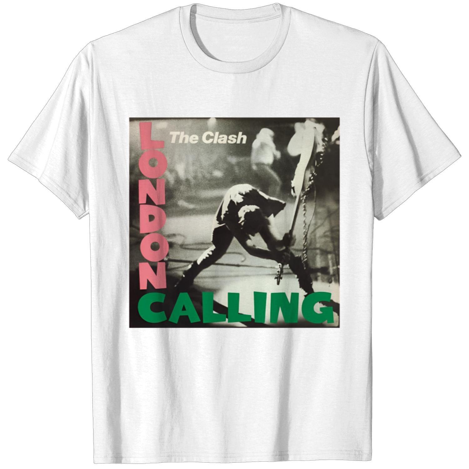 26 Punk Rock Band The Clash London Calling  The Clash  The Clash Tee Shirt New Unisex T-Shirt S