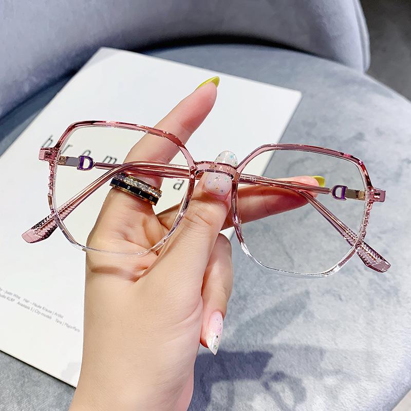 

Большая оправа Tr Плоский свет Мужские и женские одинаковый тренд Анти-синие очки для близорукости оправа 30090