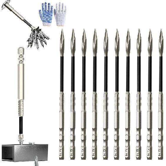 Tidepick High-Magnetic Screwdriver Drill Bit Set, Lagonshop Strong Magnetic Durability Driver Bit, Anti-Slip Magnetic Electric Screwdriver Set,