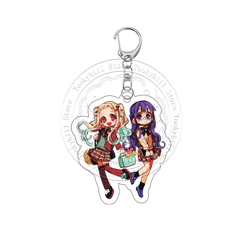 Hanako-kun Cartoon Acrylic Keychain Kawaii Nene Aoi Sousuke Anime Role Characters Collection Acg Pendant Bag Decor Birthday Gift
