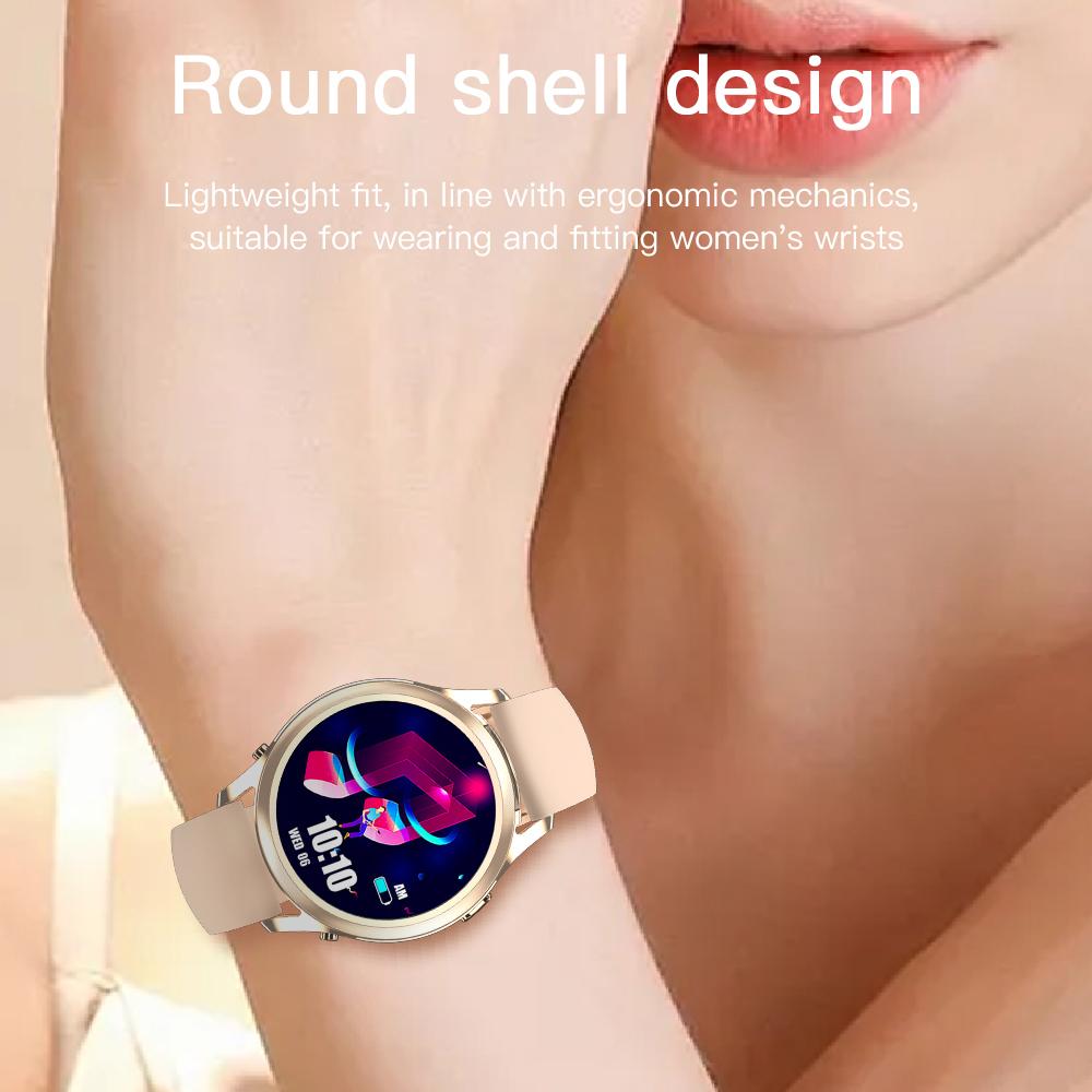 X17 Women TWS Earphones Smart Watch 2 in 1 Bluetooth-compatible Call Music Heart Rate Monitoring Watch