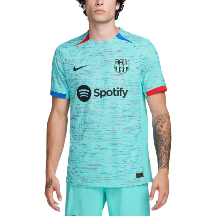 Nike Robert Lewandowski Barcelona 2023/24 Partido Fuera de Casa Hombre Nike Dri FIT Adv Camiseta de Fútbol DX9756-487