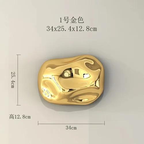Simulation 3D Stone Wall Hanging Ornaments Room Aesthetics Living Room Wall Decoration Suspension Plating Craft Stone Pendants