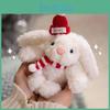 Plush Toy Rabbit Bag Pendant Cute Plush Backpack Ornament Christmas Keychain