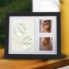 Baby Handprint Footprint Photo Frame with Ink Pad Newborn Infant Girls Boys Hand Foot Print Impression Picture Frame New Mom Keepsake Gift