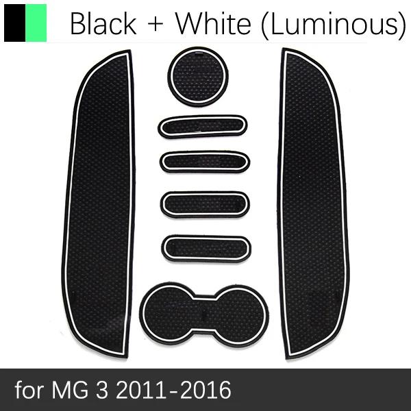 Для MG3 2011 2012 2013 2014 2015 2016 Антискользящие Резиновые Коврики-Подстаканники в Двери Автомобиля Пазы для Автомобиля Аксессуары для Интерьера Автомобиля Наклейки