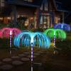 D2 1pc Solar Lamp Jellyfish Lights 7 Color Changing Solar Flowers Lights Solar Garden Lights Solar Fiber Optic Lights for Patio