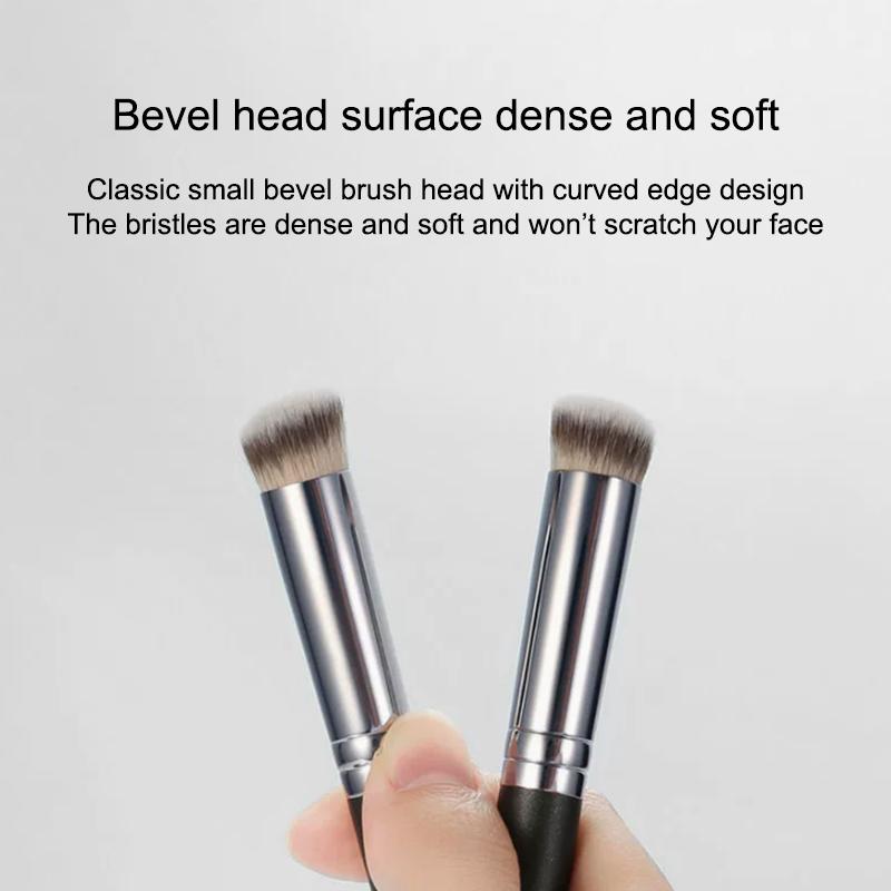 3Pcs Makeup Brushes Set 170/270/370 Flawless Classic Foundation Brush Professional Concealer Brush Nylon Bristle Wand Portable