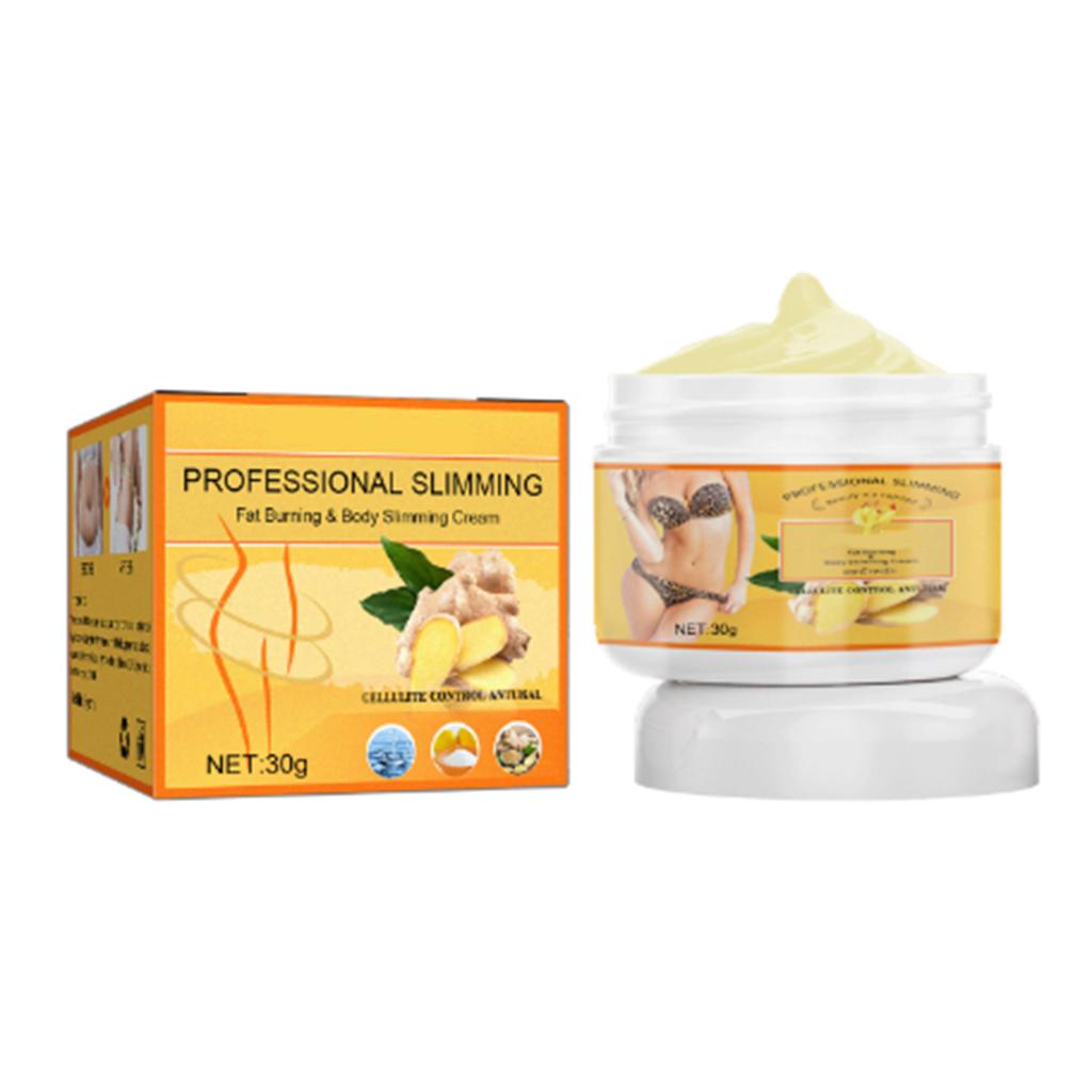 Körperformende Massagemousse Schlankheitscreme Ingwer Anti-Cellulite Ganzkörper Fettverbrennungscreme für Ganzkörper-Formgebungsmassage