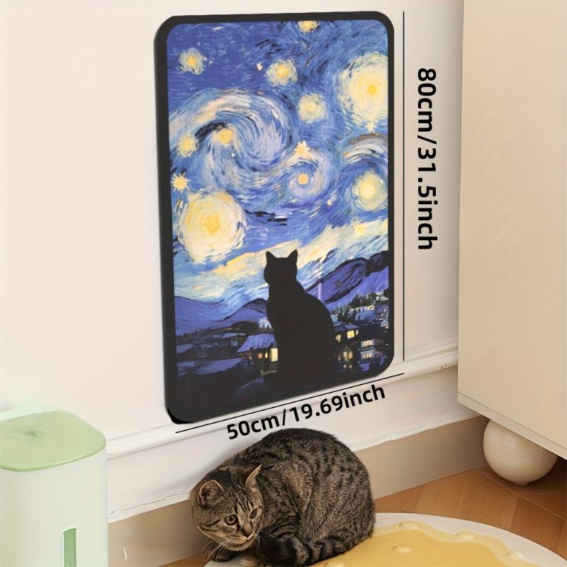 1PC Cat Scratching Board, Pet Toys, Wear-resistant Anti-fall Wall Sticker, Cat Scratching Board, Wall Wall Sticker Protection