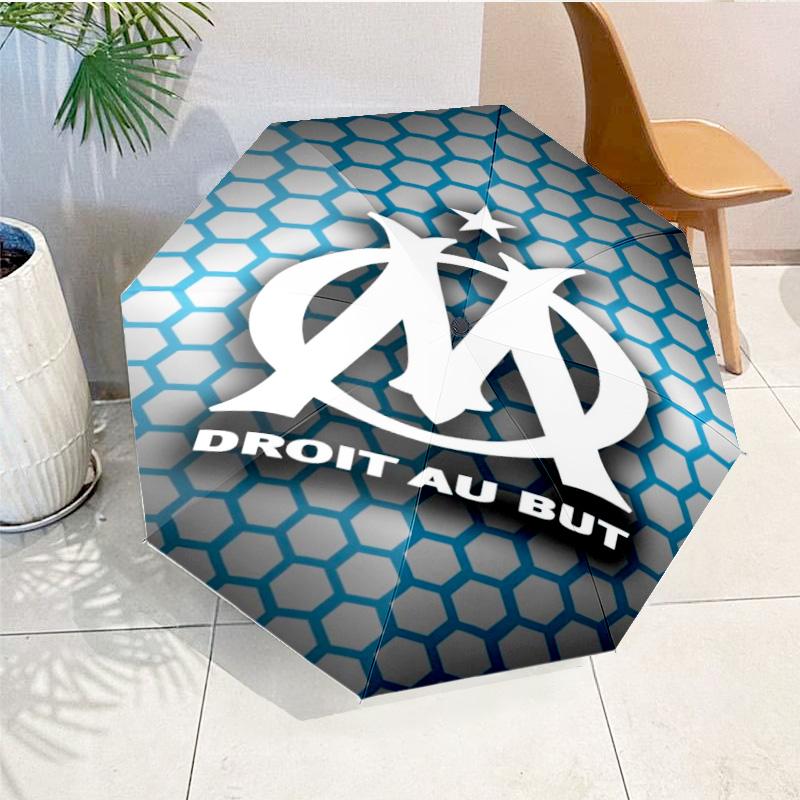 Mar-seille With Pride Emblem Printed Automatic Umbrella, 8-Frame for Travel, camping, Casual Umbrella, Essential Gift for  for family and friends