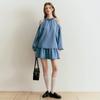 Ledin Resort Style Halter-Neck Off-Shoulder Chiffon Top