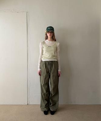 Eopaeleolakaibeu Fog Cargo Pants - Khaki