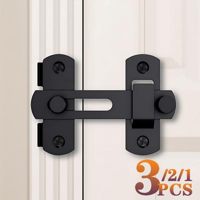 Sliding Barn Door Latch Sliding Right Angle Door Latch Door Bolt Wine Cooler Closet Window Door Latch Plug Baby Safety Latch